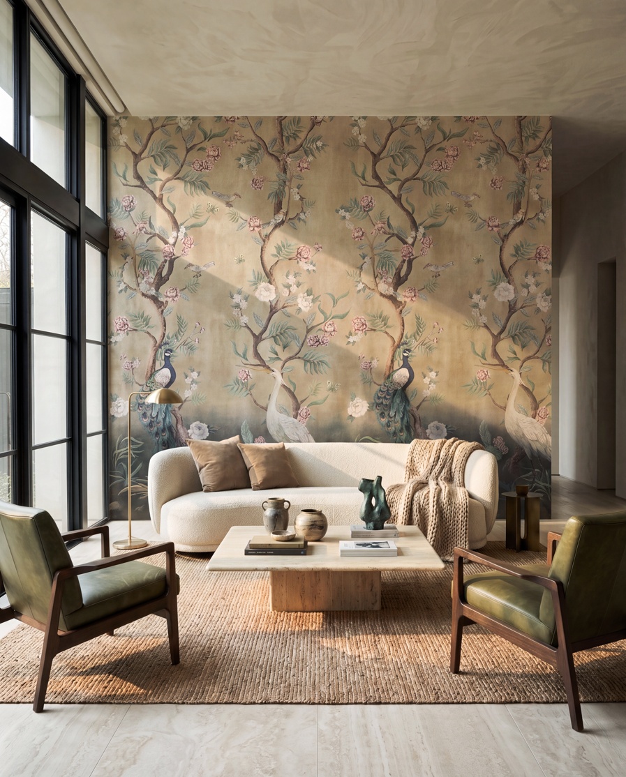 FE10905 Kubla Khan Sand In Living Room