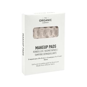 THE ORGANIC COMPANY REUSABLE MAKEUP PAD- STONE