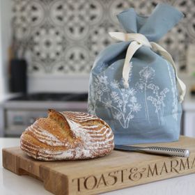 Helen Round Bread Bag in Garden Linen