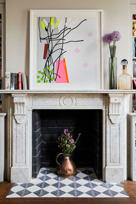 Fresh White Spring by Bruce McLean Framed Art Print