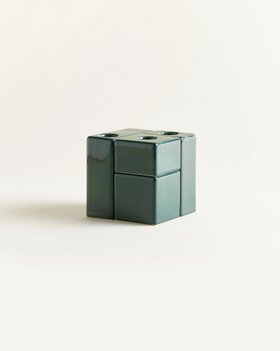 GERDESMEYER KROHN x ONOMAO 4 BLOCKS KERZENSTÄNDER GRÜN