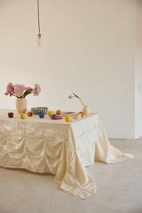 ERLICH TEXTIL x ONOMAO TISCHDECKE DRAPIERT NATUR