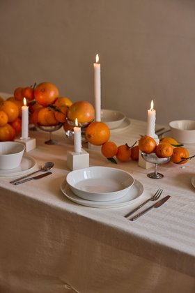 TIEFER TELLER PURA WEISS