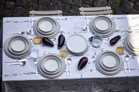 GROSSER TELLER NATURWEISS