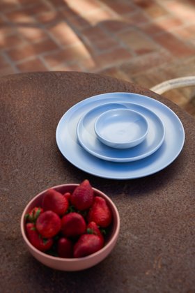 TAPAS TELLER KLASSIK TAUBENBLAU