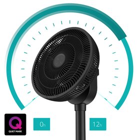 Duux Whisper Flex 2 Black + Battery Pack DXCF88 Fan