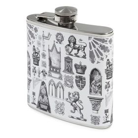 Westminster Abbey Architecture Hip Flask