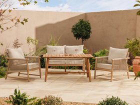 Stanley Rope Casual Dining Set - 4 Seater