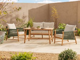 Stanley Rope Casual Dining Set - 4 Seater