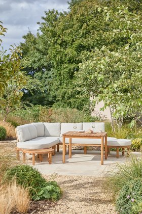 Stanley All-weather Wicker Garden Corner Sofa Set
