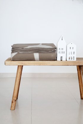 RIEMA Kuscheldecke BJOERK, XL, extra lang, braun