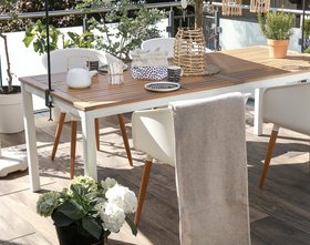 RIEMA Bio Baumwolldecke Sommer Fischgraet, beige, outdoor
