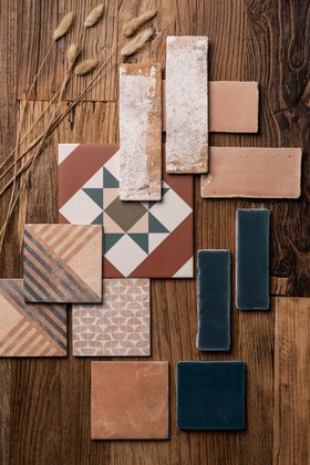 Colours that calm moodboard