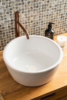 Indigenous Roda Terracotta Basin