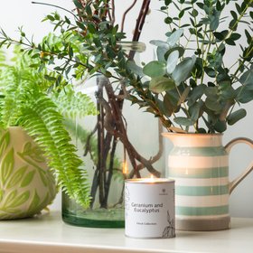 Geranium and Eucalyptus Candle