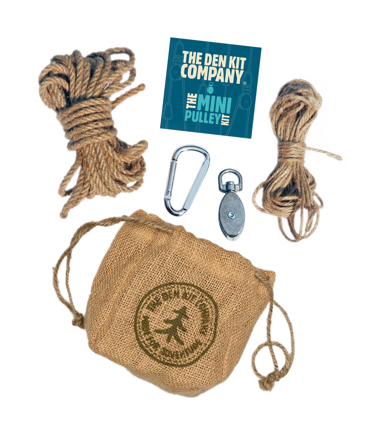 The Mini Pulley Kit (Christmas Gift, Stocking Filler, Toys for Children, ethical, STEM, education, adventure play)