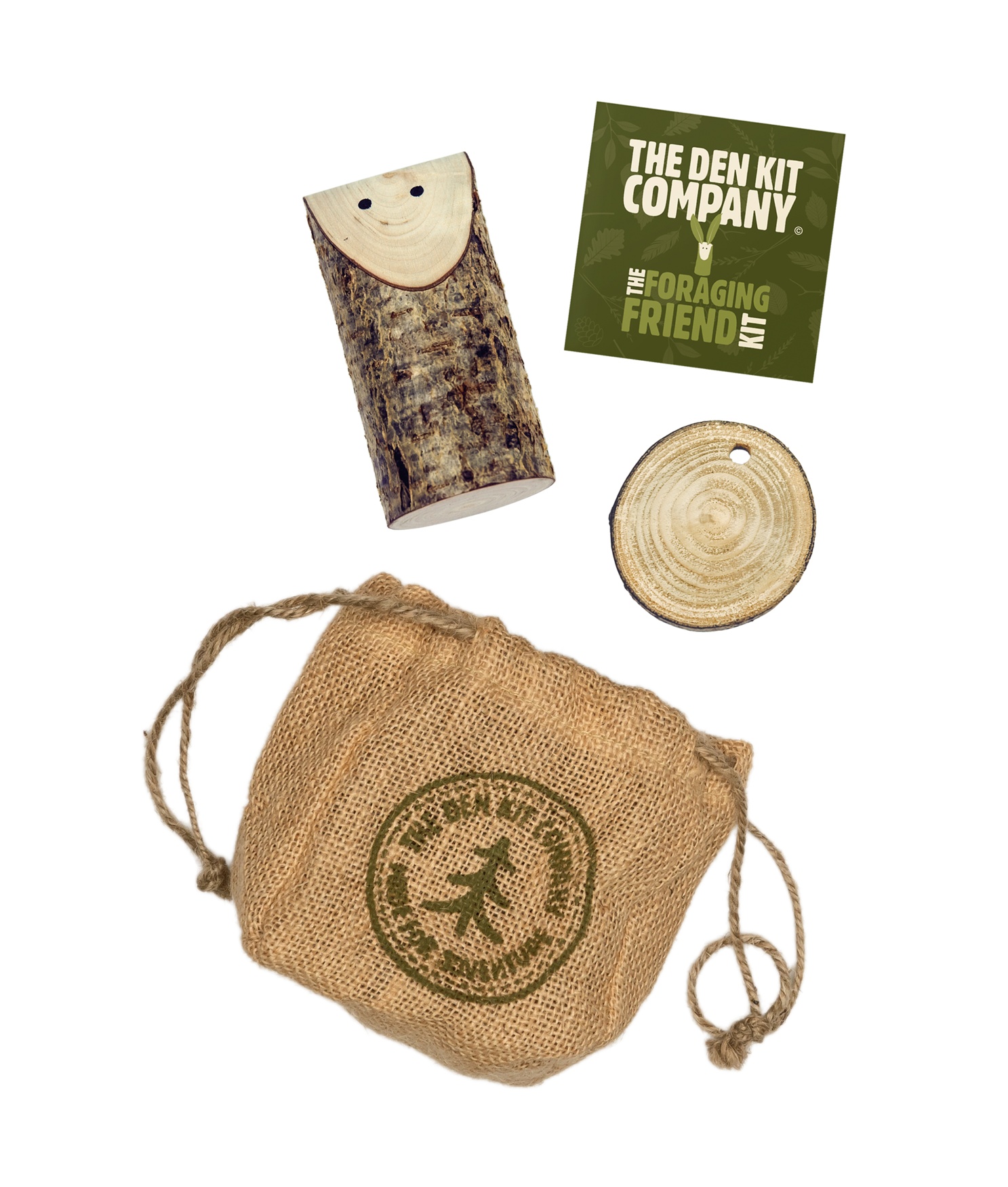 The Mini Foraging Friend Kit (stocking filler, ethical christmas gift, garden, nature, wood, toys, games)