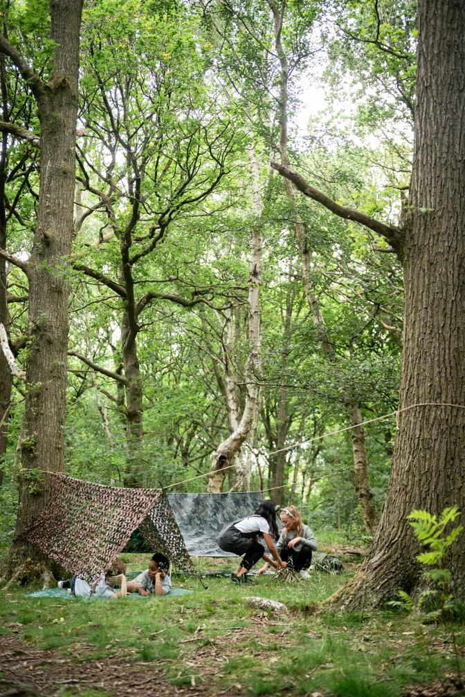The Forest Den Kit (Autumn, Winter, Bushcraft, Nature, Forest School, Adventure, Camping)