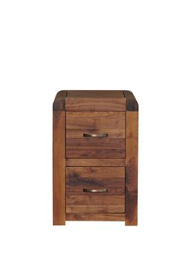 Sola Walnut Filing Cabinet