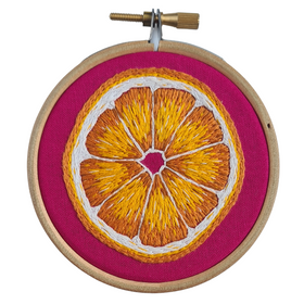 Orange Needle Painting Embroidery Kit