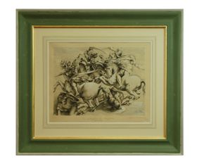 Acquaforte “La Battaglia di Anghiari di Leonardo da Vinci”