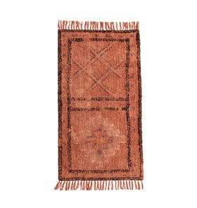 Orange Cotton Runner Rug
