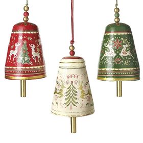 Folk Art Paper Maché Bells