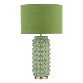 Heritage Hues Green Table Lamp