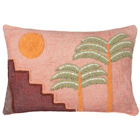 Moloko Abstract Pink Cushion Cover