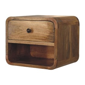 Lovino 30cm W Solid Wood Bedside Table
