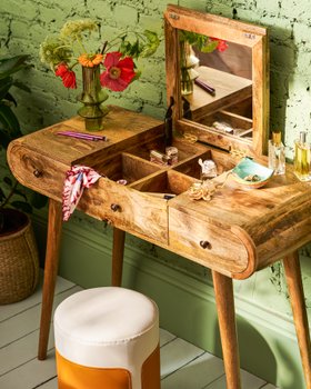 Rithland Dressing Table with Mirror