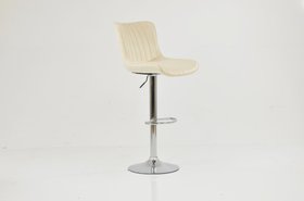 Torbay Bar Stool Cream Velvet & Chrome