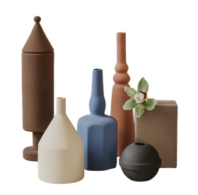 Le Morandine, Natura morta 6V- set #1, design  Sonia Pedrazzini