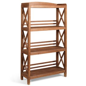 Vintage Indian Wooden Bookshelf