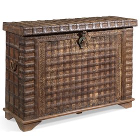 Iron Bound Patti Pithara Storage Chest