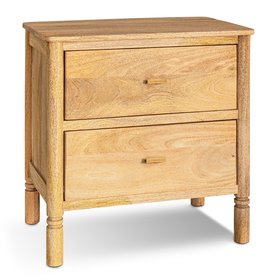 Sri Mango Wood Bedside Table