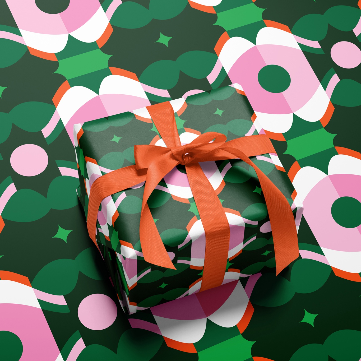 New Christmas Wrapping Paper — 'Merry & Bright' | FSC, Sustainably Produced, Recyclable