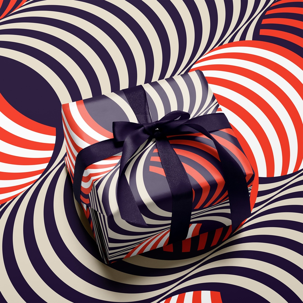 New Wrapping Paper — Re-Editions Collection (Volume 2) — Kinetic 7 | Recyclable, FSC