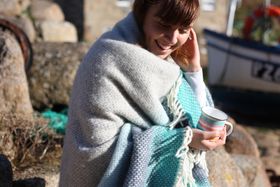 Lamorna Pure Wool Blanket
