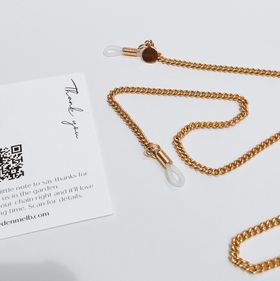 Invicta Sunglasses Chain, Gold