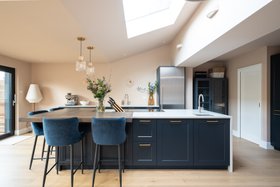 Preloved Navy Hacker Kitchen Reinstalled From Rehome.co.uk