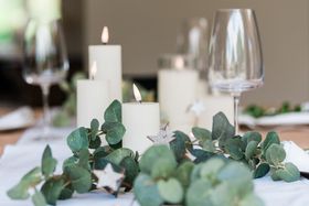 Trio of LED Pillar Candles