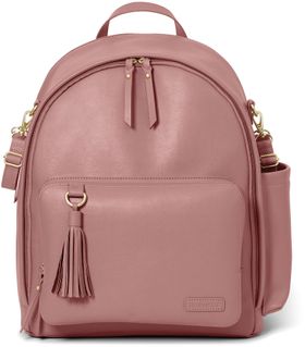 Skip Hop Greenwich Simply Chic Backpack Changing Bag - Dusty Rose