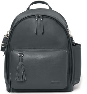 Skip Hop Greenwich Simply Chic Backpack Changing Bag - Smoke