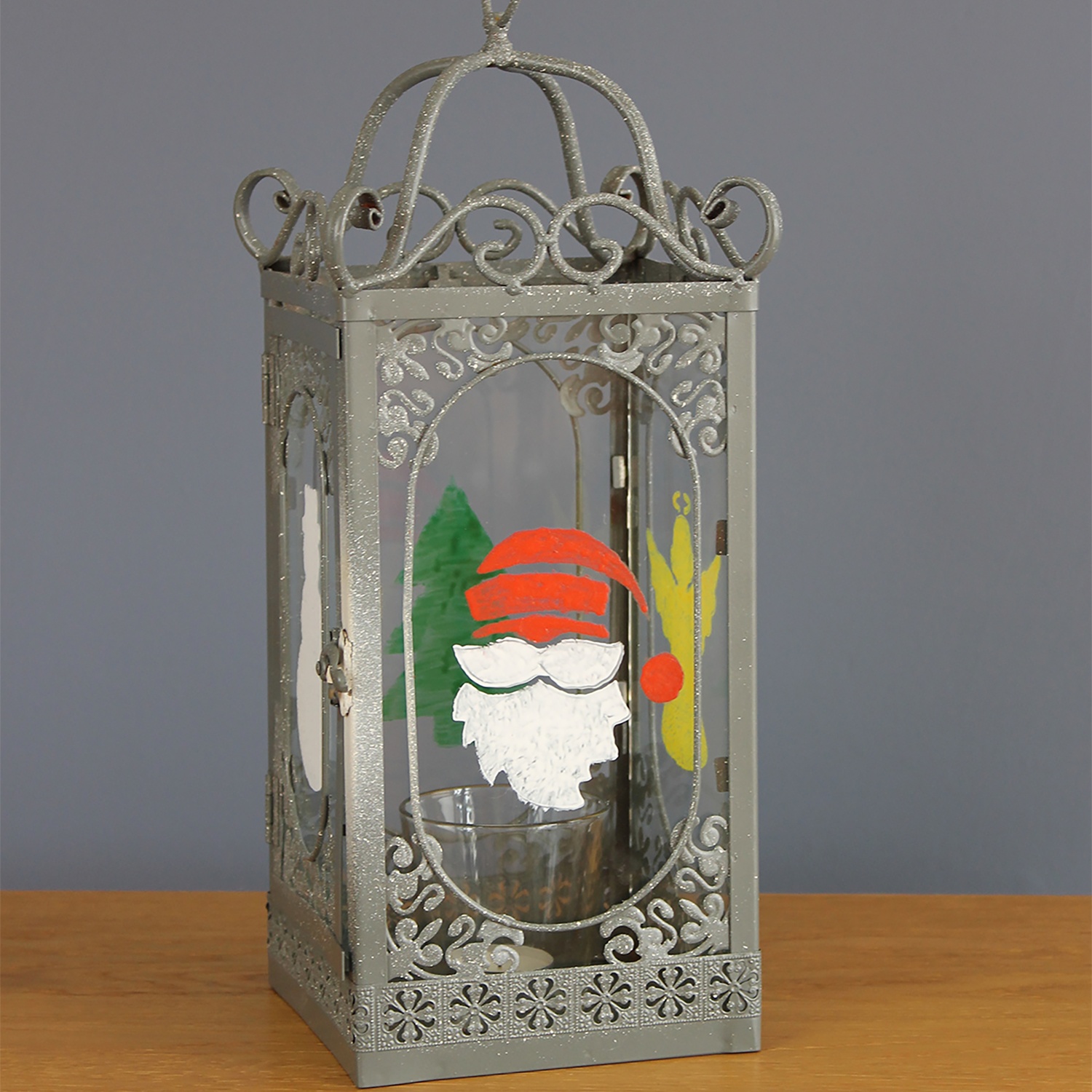 Peelable Glass Paint Christmas Stencil Craft Pack
