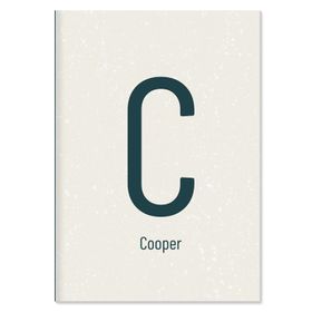 Ocean Personalised Initial Notebook