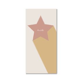 Personalised List Notepad Star Pink