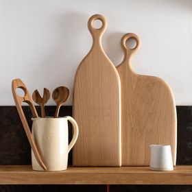 Wide Oak Serving & Chopping Board