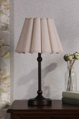 Holwell Table Lamp Antique Bronze With Shade