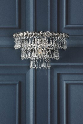 Enid Wall Light In Polished Nickel